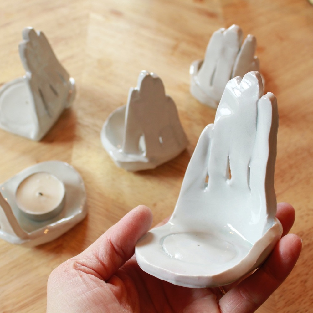Votive Candle Holder, Handmade